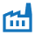 blue building icon